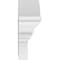 Ekena Millwork Segment Arch W/ Flankers Sunburst Architectural Grade PVC Pediment, 24"W x 7"H x 2-1/2"P PEDPS024X070SGF01 - alternate 2